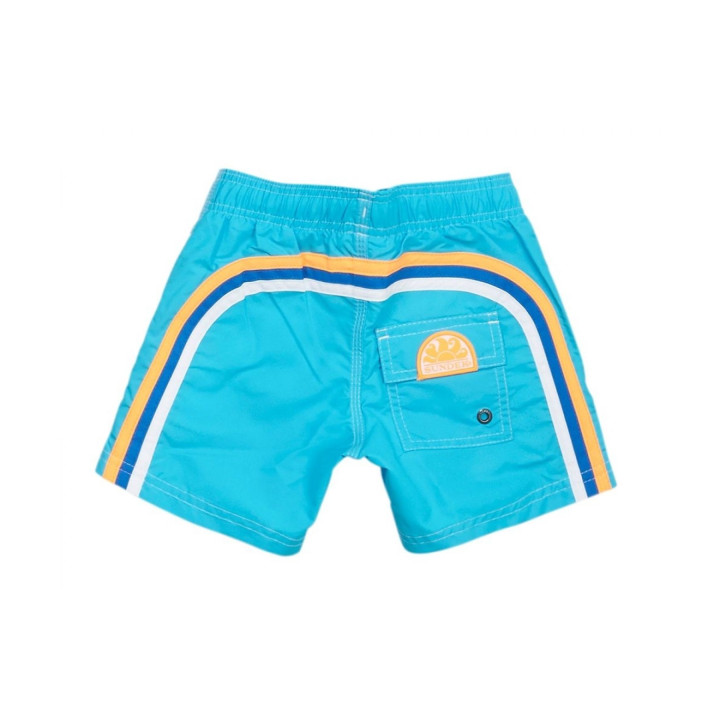 Sundek Costume Boxer Con Elastico Azzurro Bambino