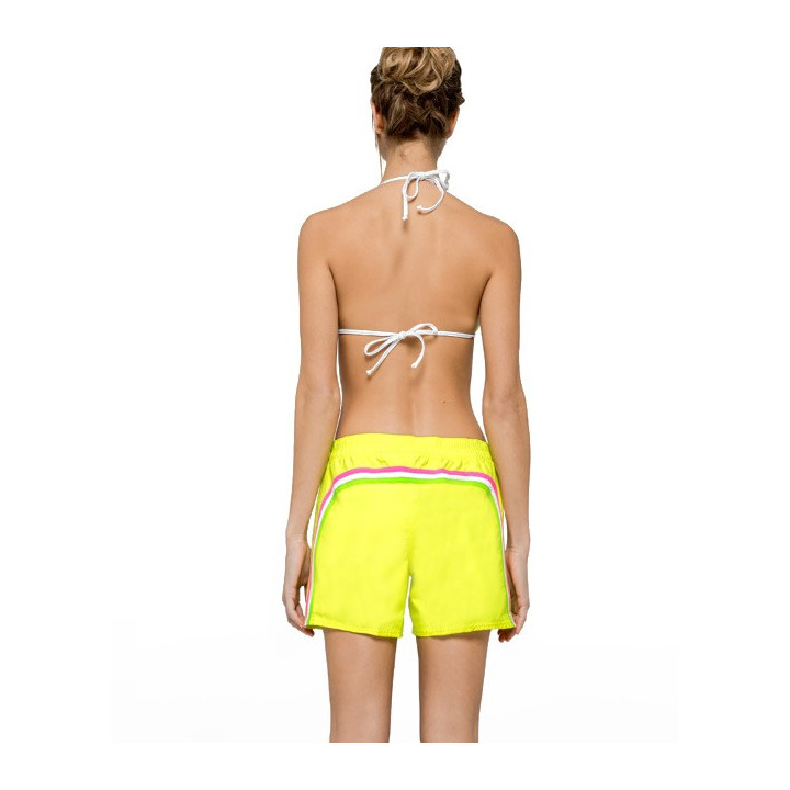 Sundek Pantaloncini Mare Giallo Fluo Donna