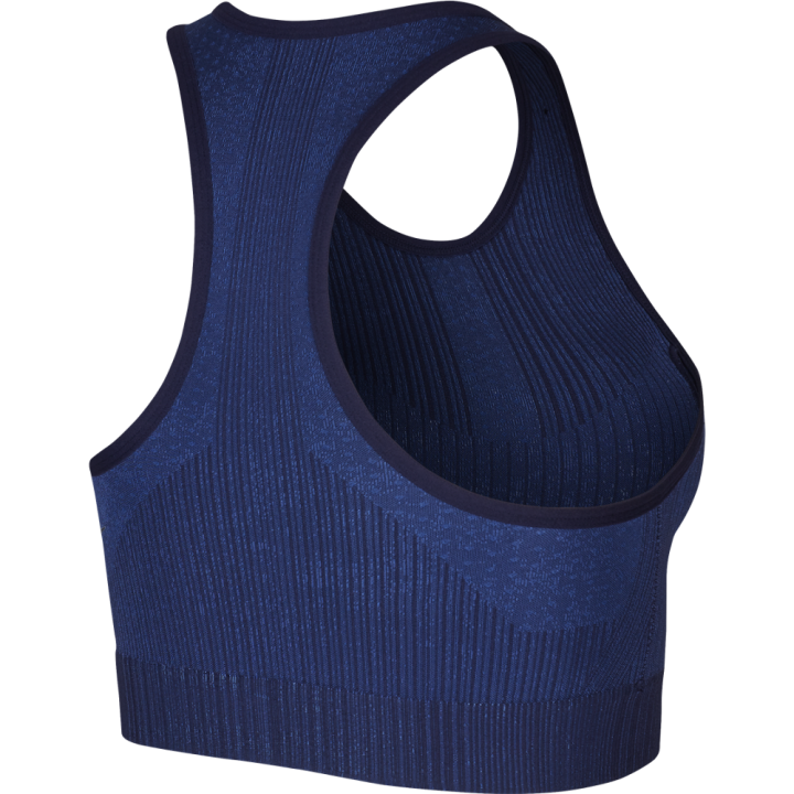 Nike Reggiseno Sportivo Train Seamsless Blu Donna
