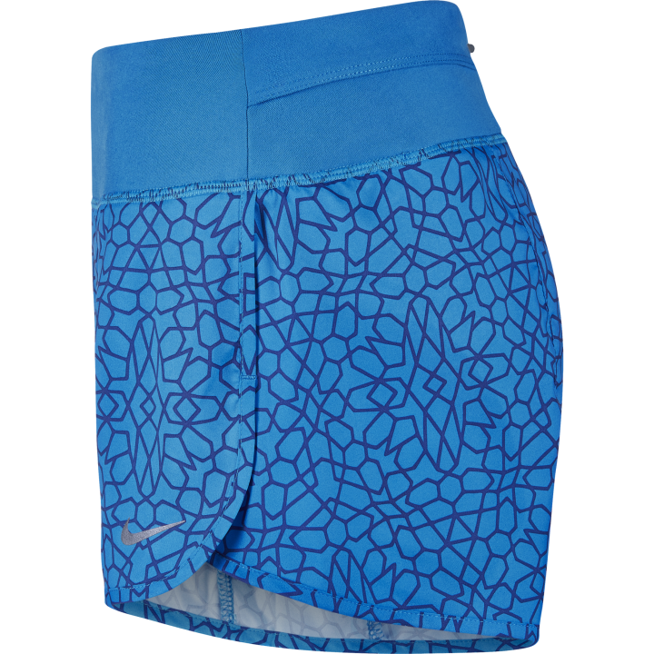 Nike Short Rival 3 Run Azzurro Print Donna