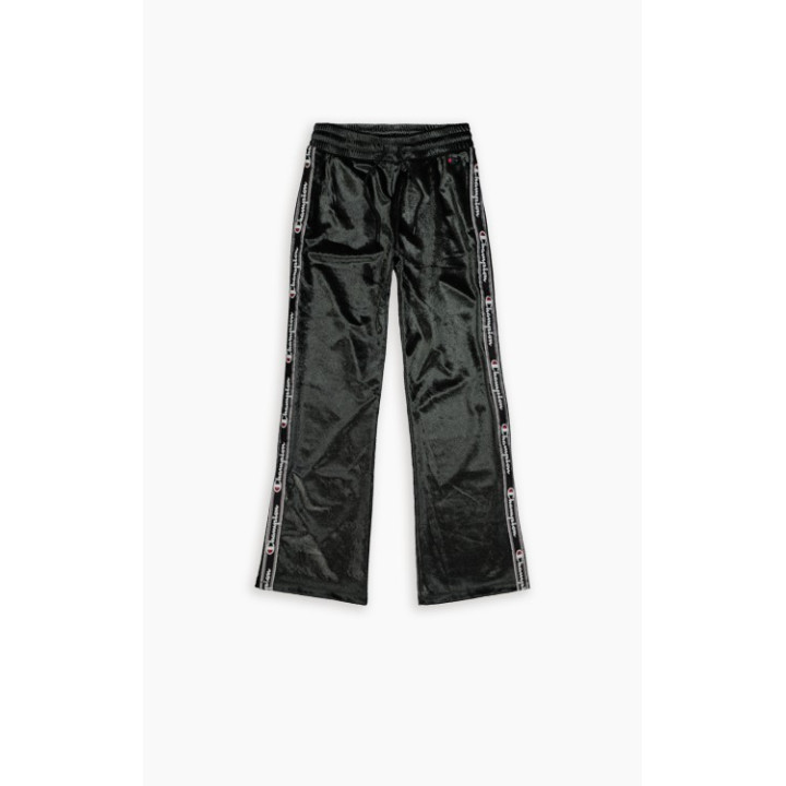 Champion Pantalone Palestra Ciniglia Con Bottoni Nero Donna