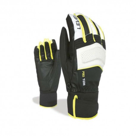 Level Guanti Sci Pro Team Nero Giallo Uomo
