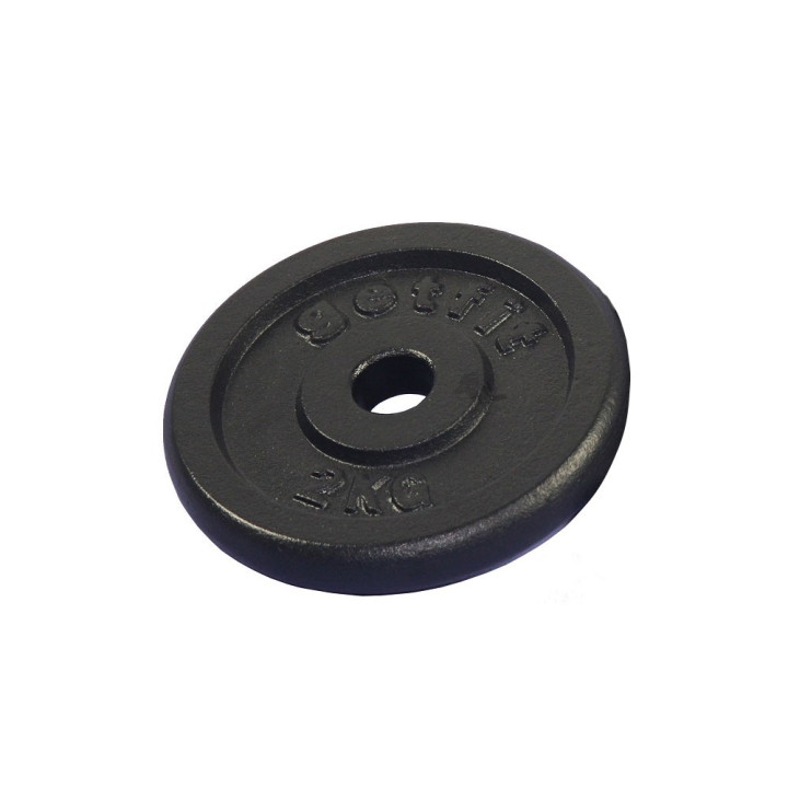 Get Fit Pesi Palestra Ghisa 1 Pz 2 Kg 25,4 MmGet Fit Pesi Palestra Ghisa 1 Pz 2 Kg 25,4 Mm