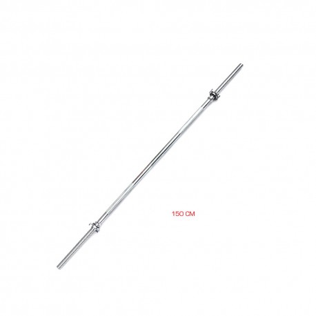 Get Fit Bilanciere Dritto Cromato 150 Cm