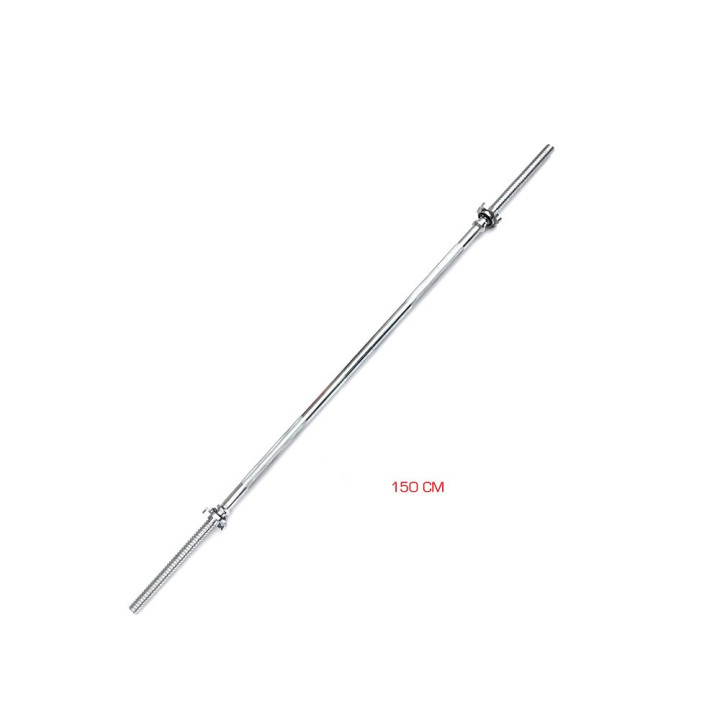 Get Fit Bilanciere Dritto Cromato 150 Cm