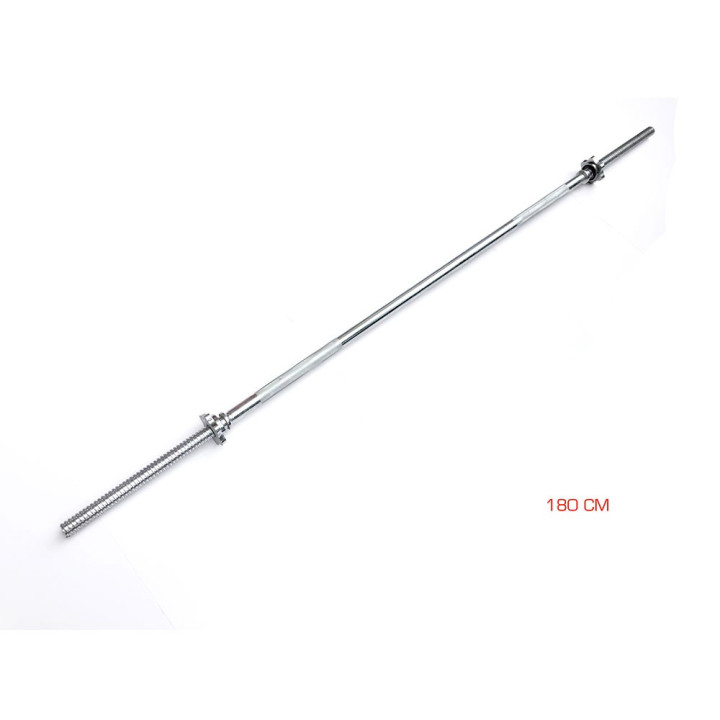 Get Fit Bilanciere Dritto Cromato 180 Cm