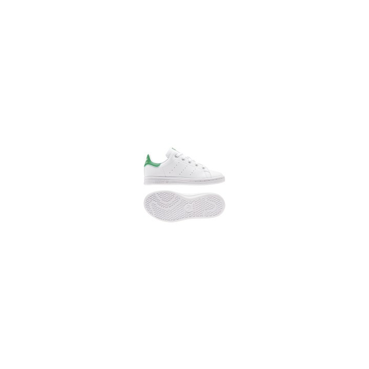 ADIDAS originals sneakers stan smith c bianco verde bambino