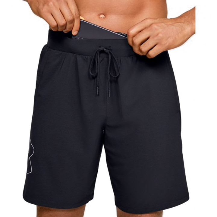 Under Armour Short Running 9in Speedpkt Linerless Nero Uomo