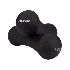 Manubri Palestra Set 2 da 3 kg nero