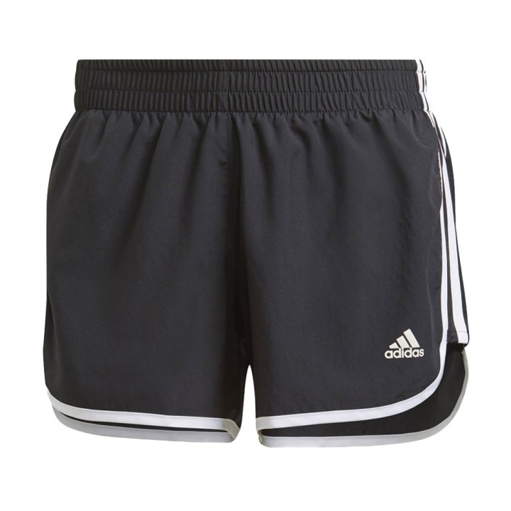 ADIDAS short running m20 nero bianco donna
