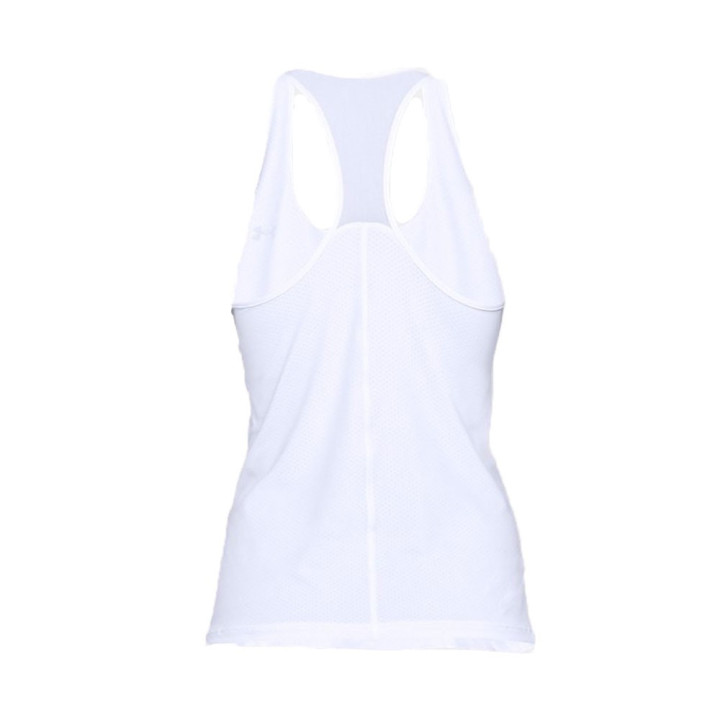 Under Armour Canottiera Racer Bianco Donna