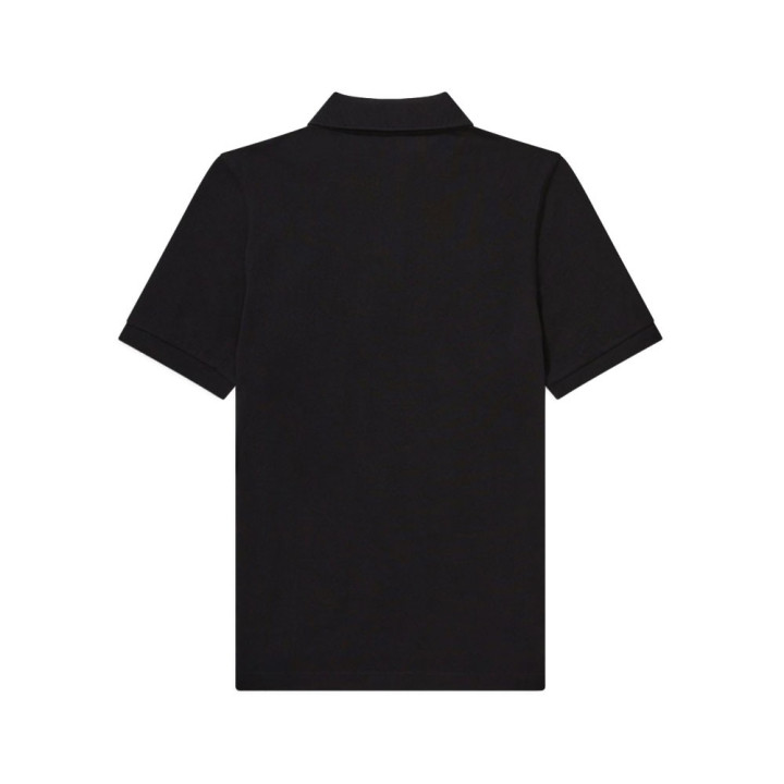 Fred Perry Polo Tono Su Tono Nero Uomo