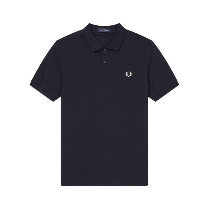 Fred Perry Polo Tono Su Tono Blu Uomo
