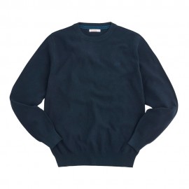 Tessuto Piquet blu