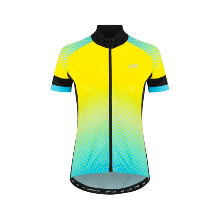 Hot Stuff Maglia MTB Race Azzurro Fluo Donna