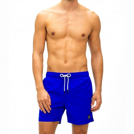 Effek Costume Boxer Lungo Logo Blu Royal Uomo