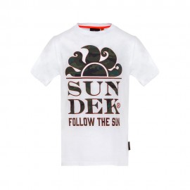 Logo Sole Con Scritta bianco