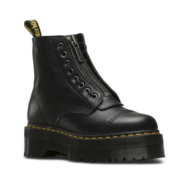 Dr Martens Anfibi Sinclair Milled Nappa Nero Donna