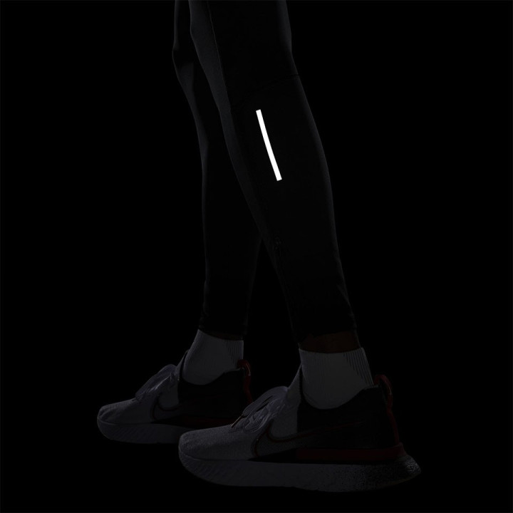Nike Leggings Running Drifit Essential Nero Reflective Argento Uomo