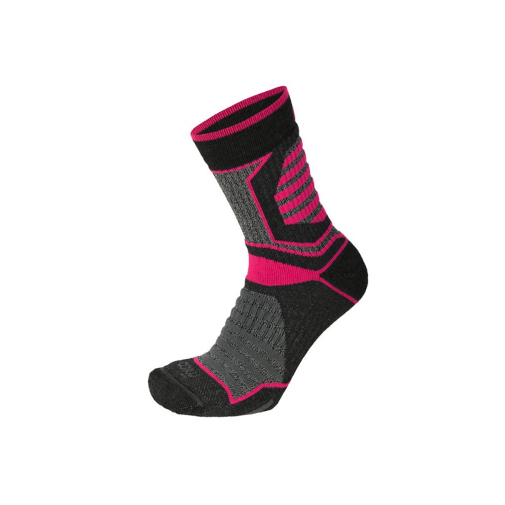 Mico Sport Calza Trekking Jr 2588  Antracite Melange/Fucsia