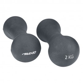 Manubri Palestra Set 2X2 Kg nero